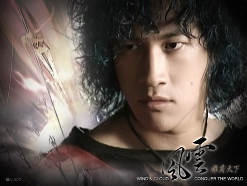 何润东在《风云雄霸天下》中造型独特。