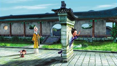 崂山道士做成3d动画搬上银幕 场景超写实(图)