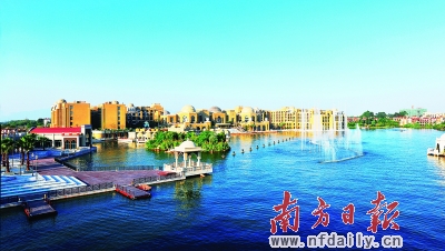 清远喜来登是国内第一家阿拉伯风格的度假酒店。