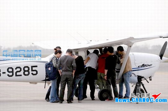 《中国机长》在中国民航飞行学院进行拍摄