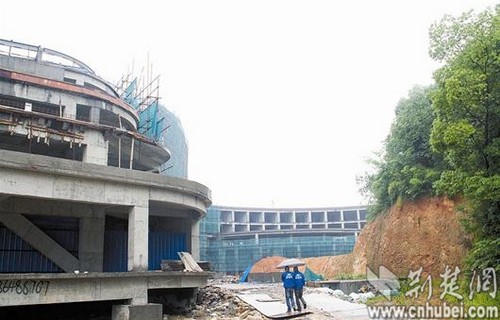 黄石中茵酒店占用山体绿地建别墅被叫停