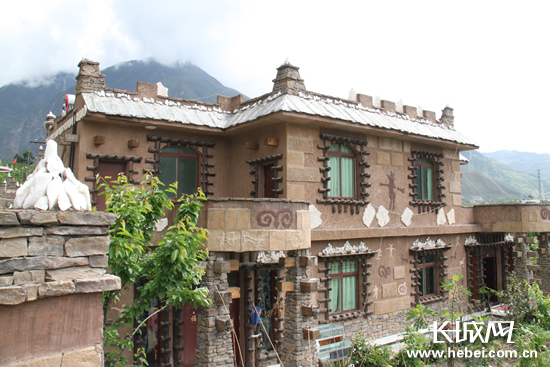 羌族民居。长城网 赵晓慧 摄