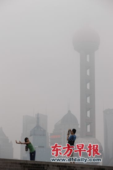 上海环保局回应美领馆监测 PM2.5:数值接近标