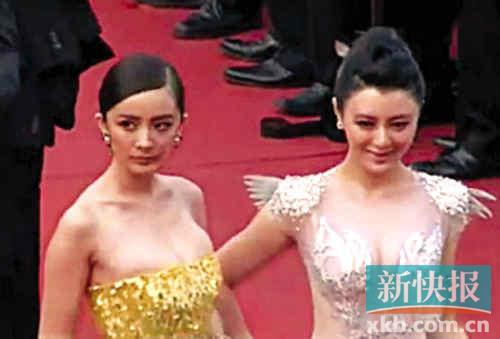 杨幂不懂戛纳英文怎么拼 范爷不容忍拿国籍开