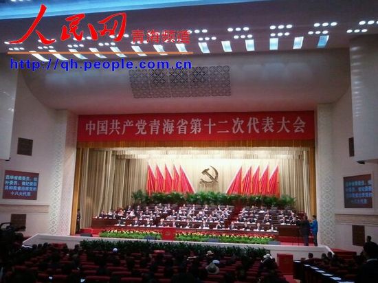 青海省第十二次党代会第三次全体会议召开