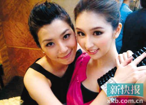 黄智雯(左)与何傲儿