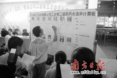 应广大职工要求,欧姆电子公司进行工会改选,并首次通过直选模式选举产生工会委员会委员、工会主席。