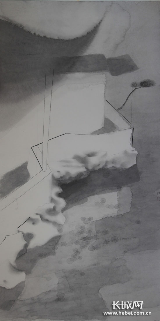 石家庄当代美术馆举办画家沈勤当代水墨作品展