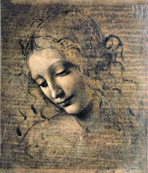 达·芬奇《别号乱发的女性头像》