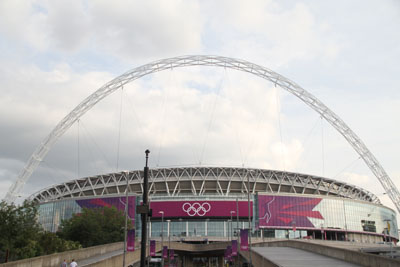 奥运将至,温布利球场略显冷清