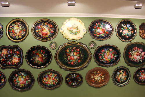 彩绘博物馆内一角