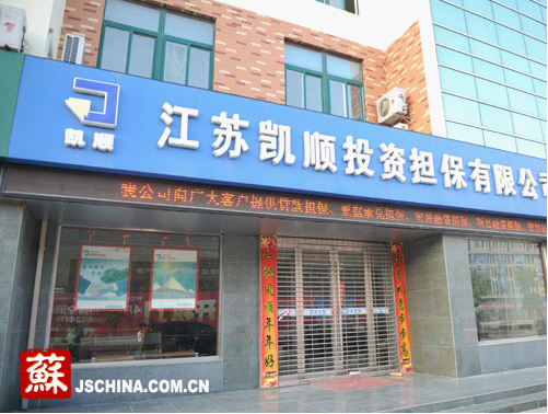 江苏凯顺投资担保有限公司.本网记者戚阜生摄 中国江苏网8月5日讯(记者 陈晓春 戚阜生 徒滢 张秋静)我们上半年就给建湖县的小微企业担保了3亿多元!今天下午,江苏凯顺投资担保有限公司副总崔建林接受本网记者采访时,一下子就准确报出了相关数据。 融资难一直是中小企业发展壮大的绊脚石,很多企业由于资金问题而不能良好的成长。