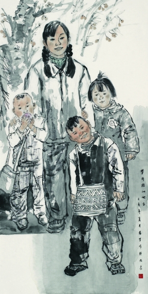 梦开始的地方(中国画)杨 芳