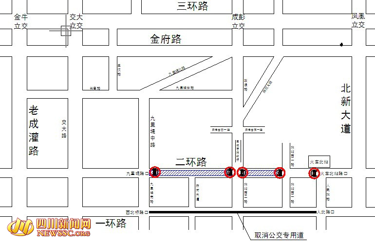 占道打围施工示意图。