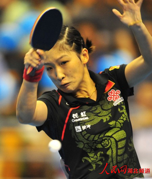 中国队独苗刘诗雯晋级女子乒乓世界杯半决赛