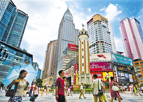 四虎围攻解放碑