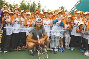健达儿童日 亮相上海网球大师赛