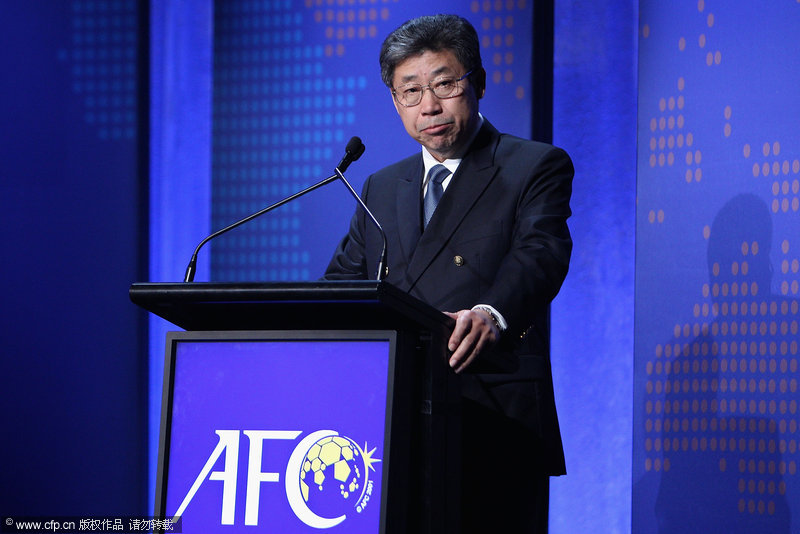 [高清]亚洲杯预选赛抽签 张吉龙出席中国死亡之