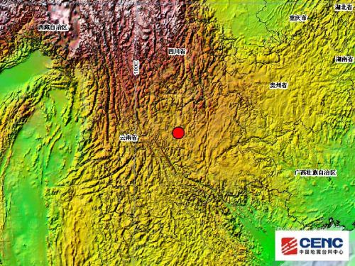 云南省楚雄彝族自治州禄丰县4.4级地震