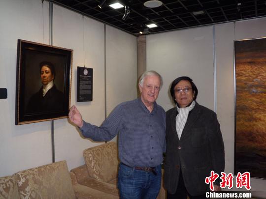旅美画家颜冬麟名人肖像油画展在上海落幕