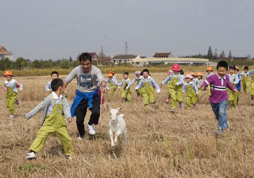 让少儿亲近自然 幼教专家在崇明岛办起公益农