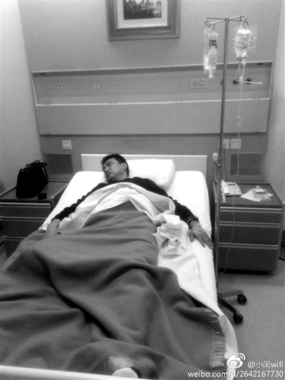 赛后体力透支被送医院(图)