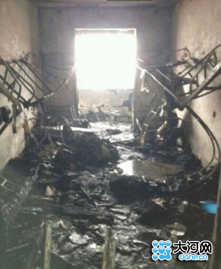 洛阳师范学院今晨大火