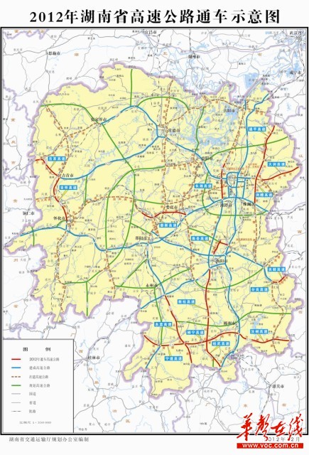 湖南高速地图