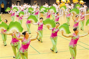木兰扇老人鼓2000社团蹁跹舞曲棍球秧歌简介图片
