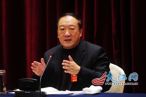 苏荣出席赣州代表团审议 称赣州未来的发展前