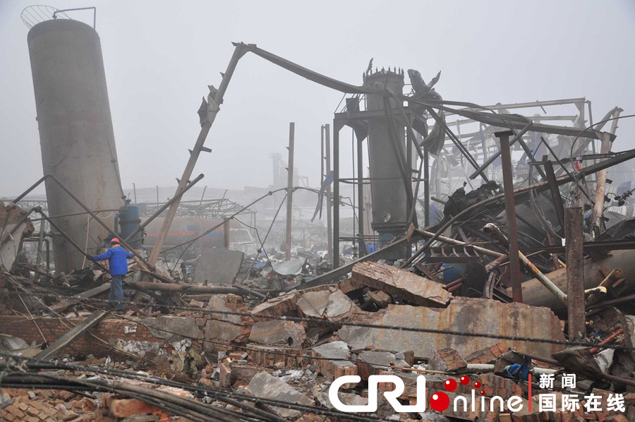 山东一化工厂发生爆炸事故 致5人受伤(高清组