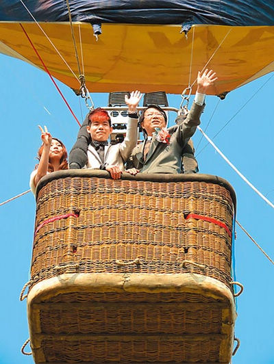 热气球大战 台南对上台东(图)