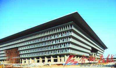 安徽省首座绿色建筑主体完成