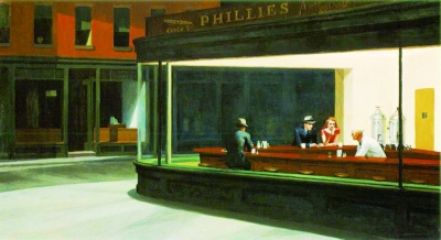 爱德华·霍普+《夜游者》