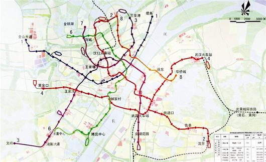 图文:武汉今年10条地铁同步施工图片
