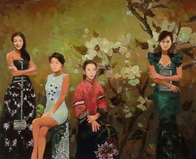 <em>美女</em>画家4系组画收官 宋飞张璇徐静蕾入选_