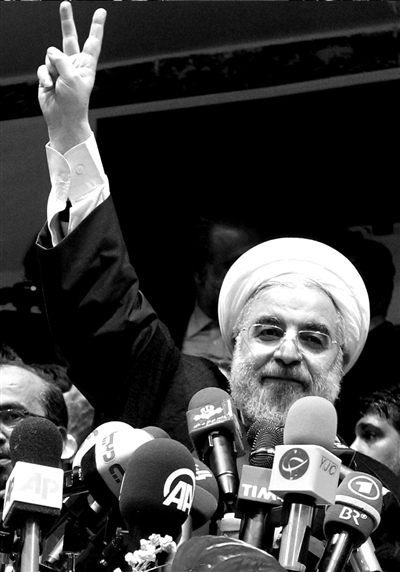 鲁哈尼当选伊朗总统 将致力于使伊朗远离极端