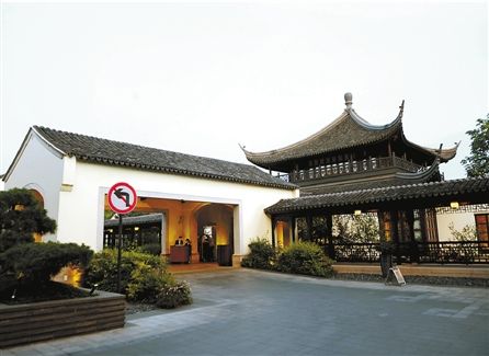 小贝此次在杭v四季的杭州西子湖四季框框,具有典型的江南庭院式建筑如何在表格仲绘制酒店图片