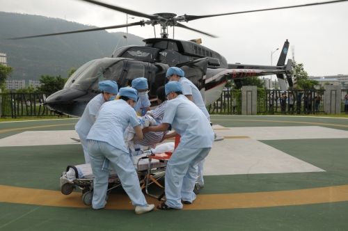 肇庆市第一人民医院今日开通航空急救航线