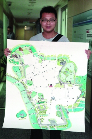 南京明城墙手绘地图