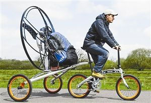 自行车改装变飞车
