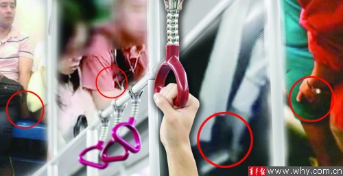 手绘地铁色狼上微博 小区咸猪手不回家躲法网