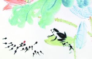 2013版《小蝌蚪找妈妈》(邮票素材稿)