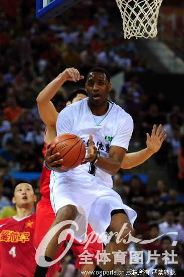 高清:美国篮球传奇巨星深圳站 八一74 77负美国