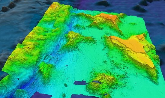 研究人员利用最先进船载多束回声探测仪绘制世界最深点的3d地图