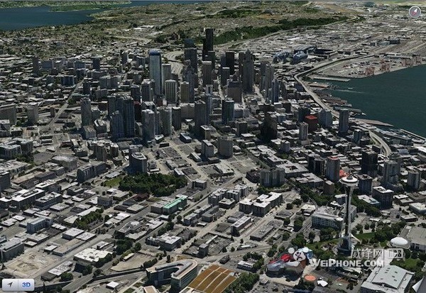 各城市在苹果3D地图的效果