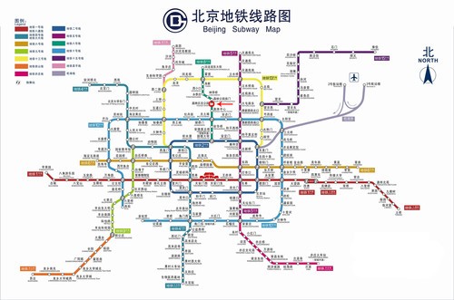 北京地铁线路图(点击看大图)