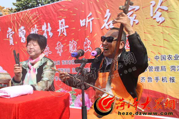 郭永章牡丹园开专场 精彩坠子戏展示曹州文化_音乐频道_凤凰网