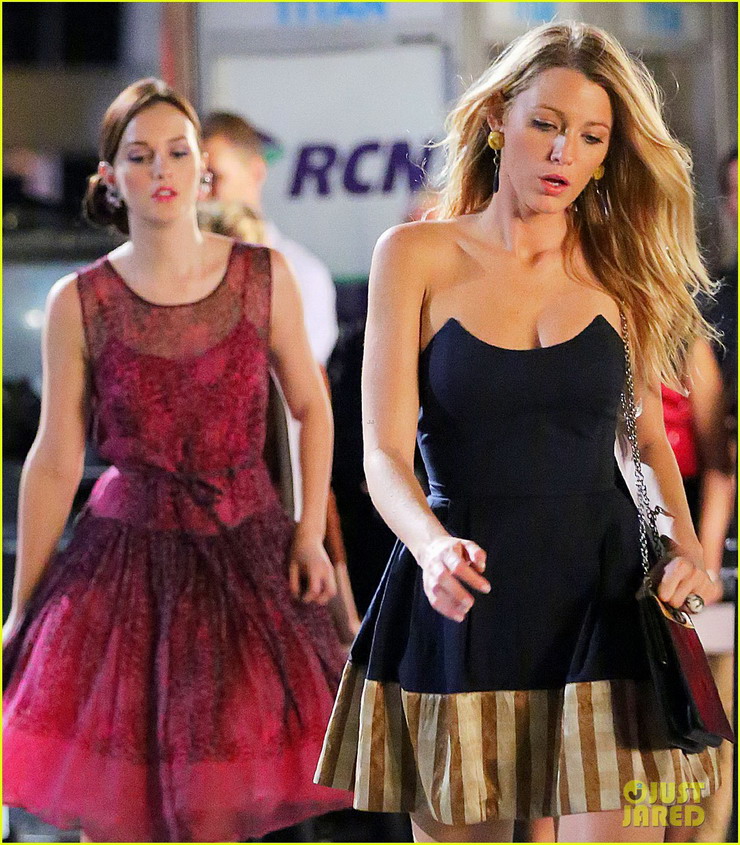 《<em>绯闻女孩</em>》布莱克?莱弗利 莉顿?梅斯特片场