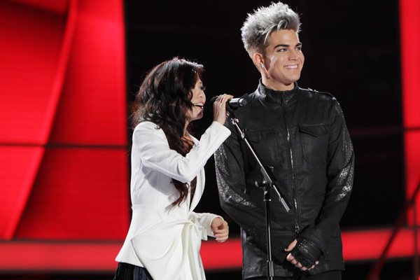 张靓颖与权振东献唱《好声音》 携美偶巨星颁
